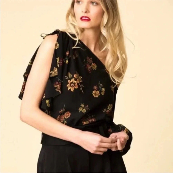 A.L.C Marissa floral silk top - Picture 3 of 11